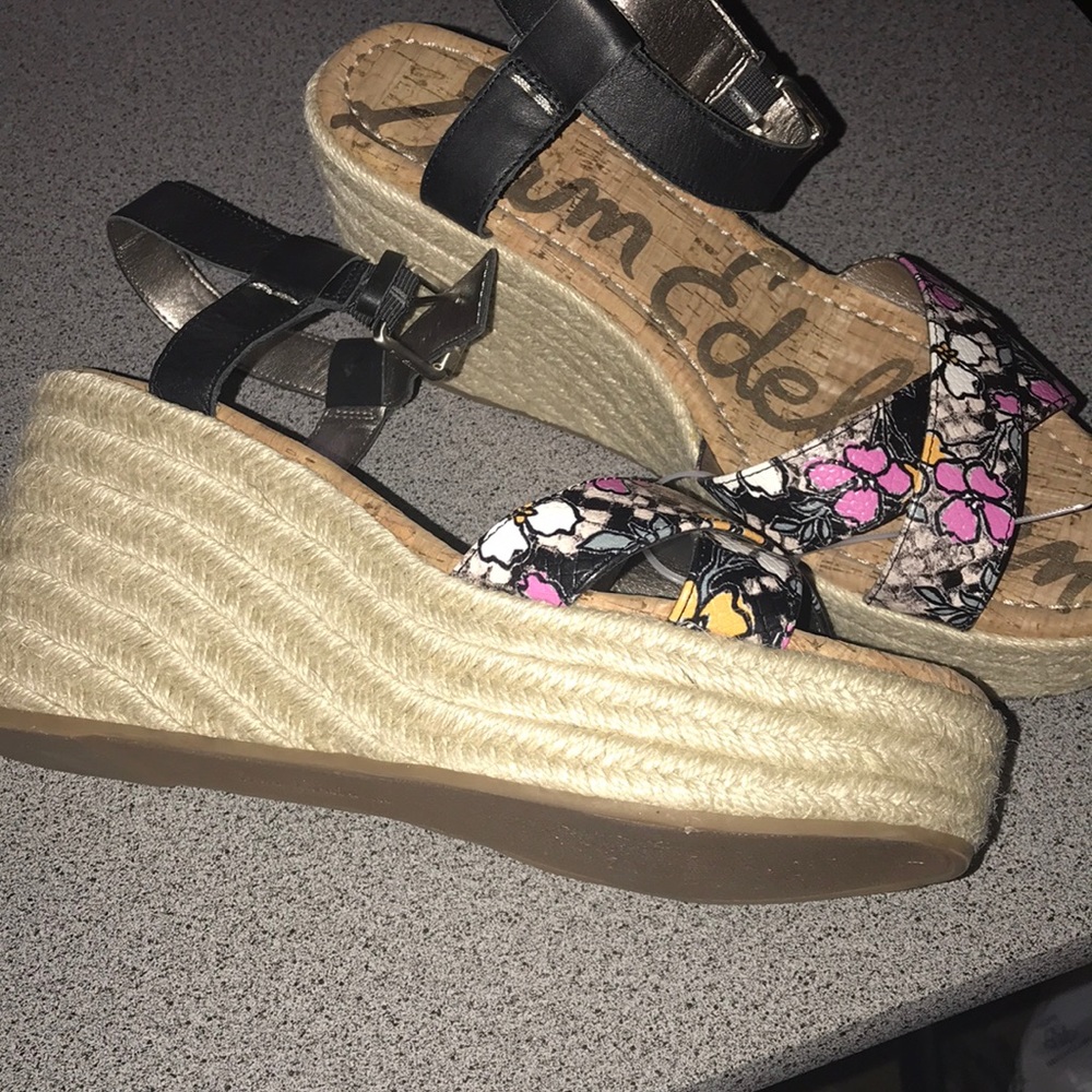 New Sam Edelman Floral wedges - Picture 6 of 8